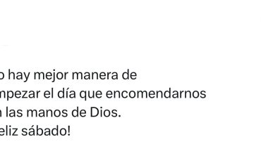 No hay mejor manera de empezar el dia que encomendarnos en las manos de Dios