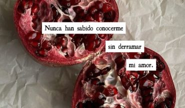 Nunca han sabido conocerme sin derramar mi amor
