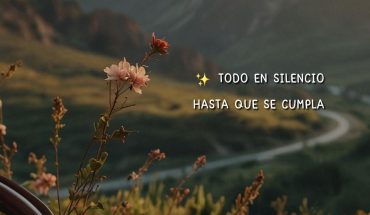 Todo en silencio hasta que se cumpla