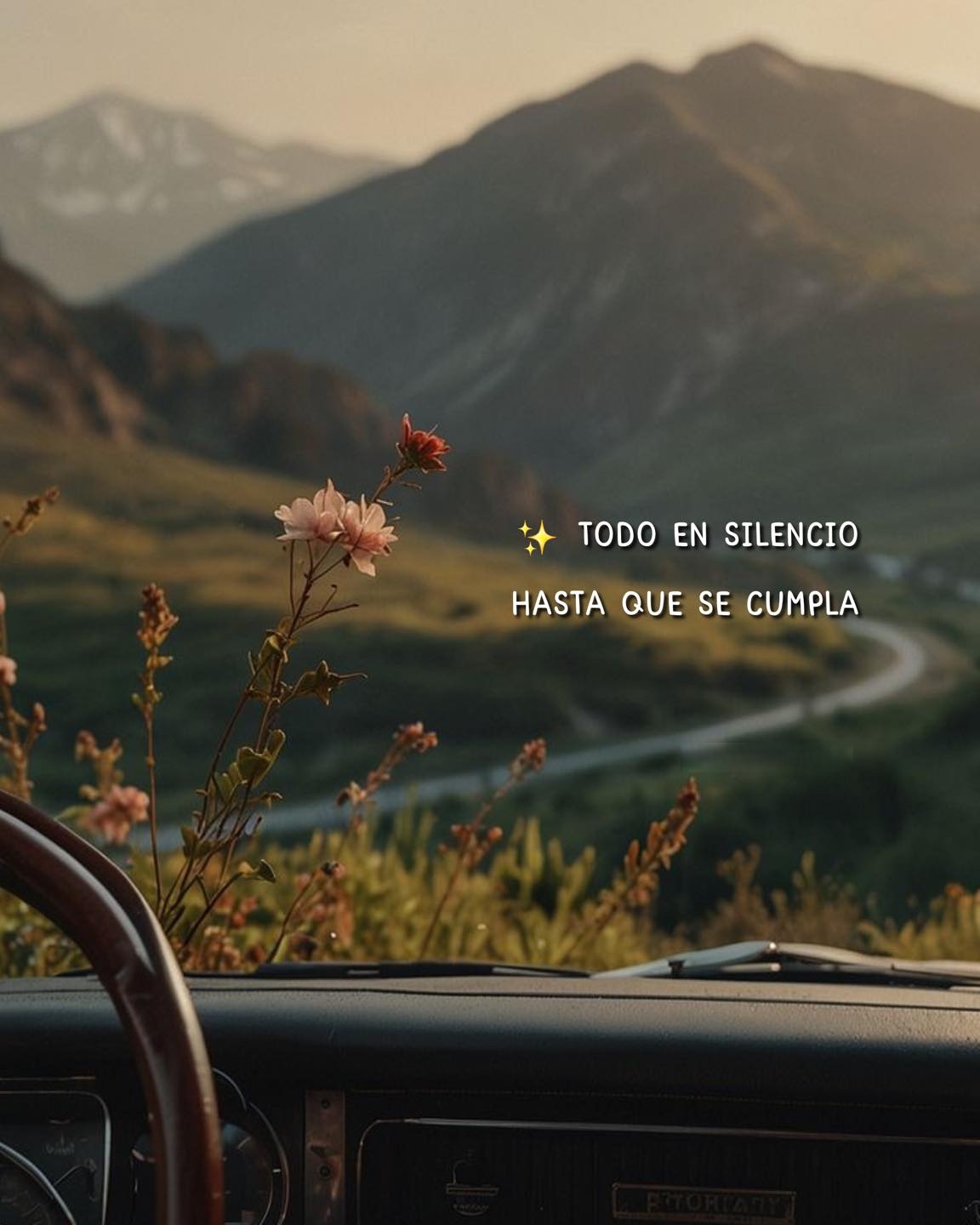 Todo en silencio hasta que se cumpla