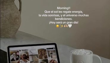 Buenos días Que el sol les regale energía, la vida sonrisas