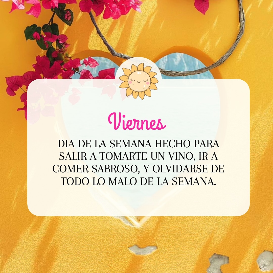 Viernes Día de la semana hecha para salir a comer sabroso, y olvidarse de todo lo malo