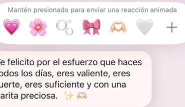 Te felicito por el esfuerzo que haces todos los días