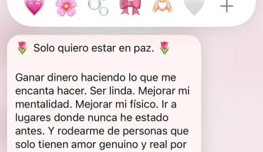 Solo quiero estar en paz. Ganar dinero haciendo lo que me encanta hacer