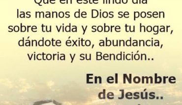 Feliz Martes Que en este lindo día las manos de Dios se posen sobre tu vida