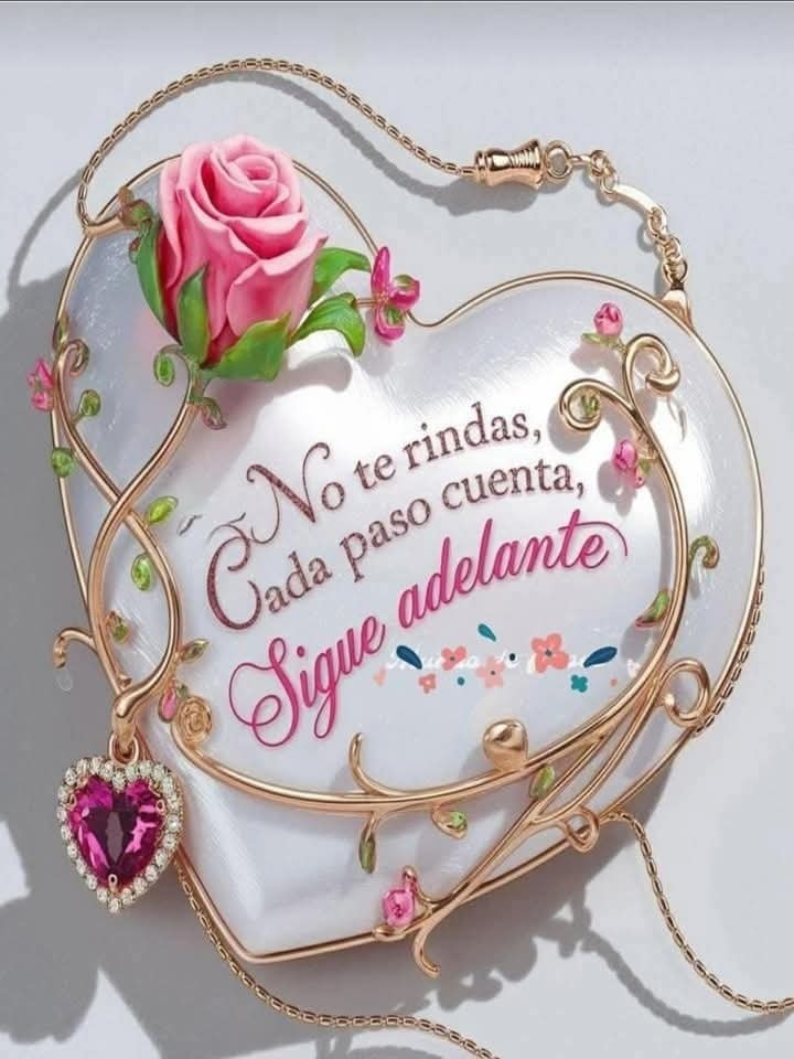 No te rindas cada paso cuenta, sigue adelante
