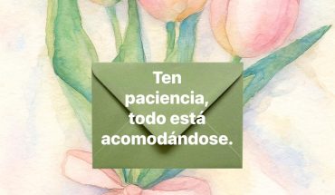 Ten paciencia todo está acomodándose