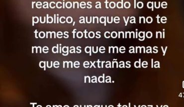 Te amo aunque ya te cueste presumirme