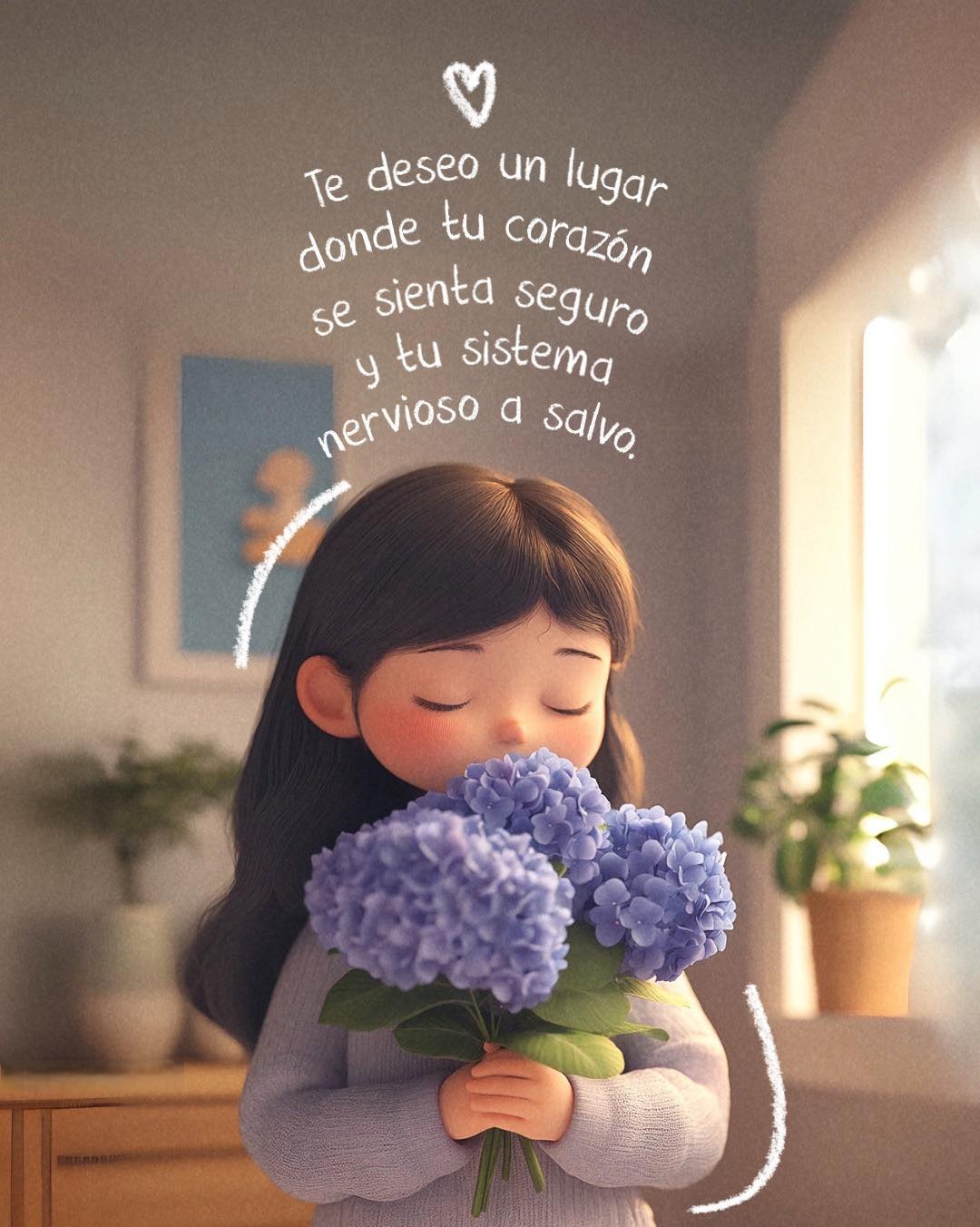 Te deseo un lugar donde tu corazón se sienta seguro