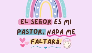 EL SEÑOR ES MI PASTOR Y NADA ME FALTARá. Salmos: 23-1