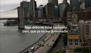 Algo debo de estar haciendo bien, que ya no me duele nadie