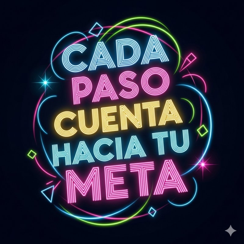 Cada paso cuenta hacia tu meta