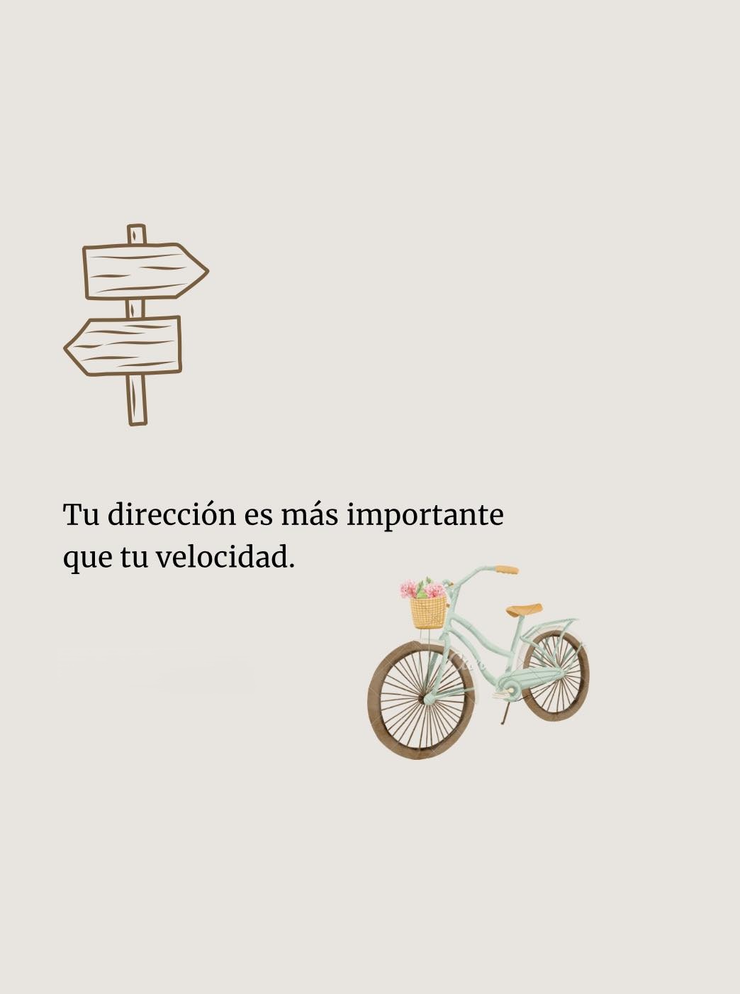 Tu dirección es más importante que tu velocidad