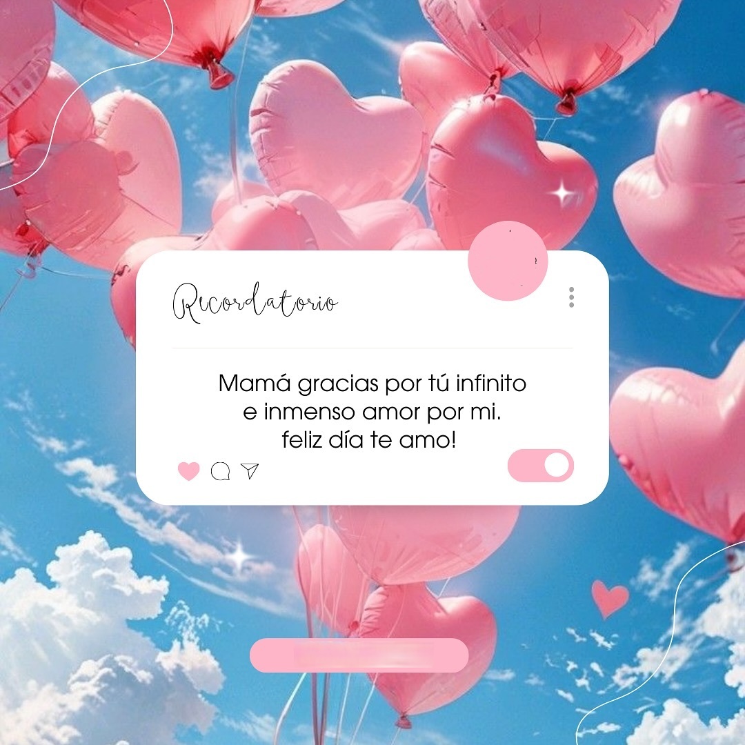 Mamá gracias por tu infinito e inmenso amor por mi