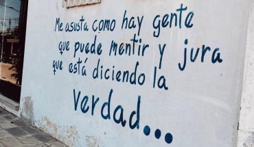 Me asusta como hay gente que puede mentir y jura que está diciendo la verdad