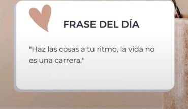 Haz las cosas a tu ritmo, la vida es una carrera