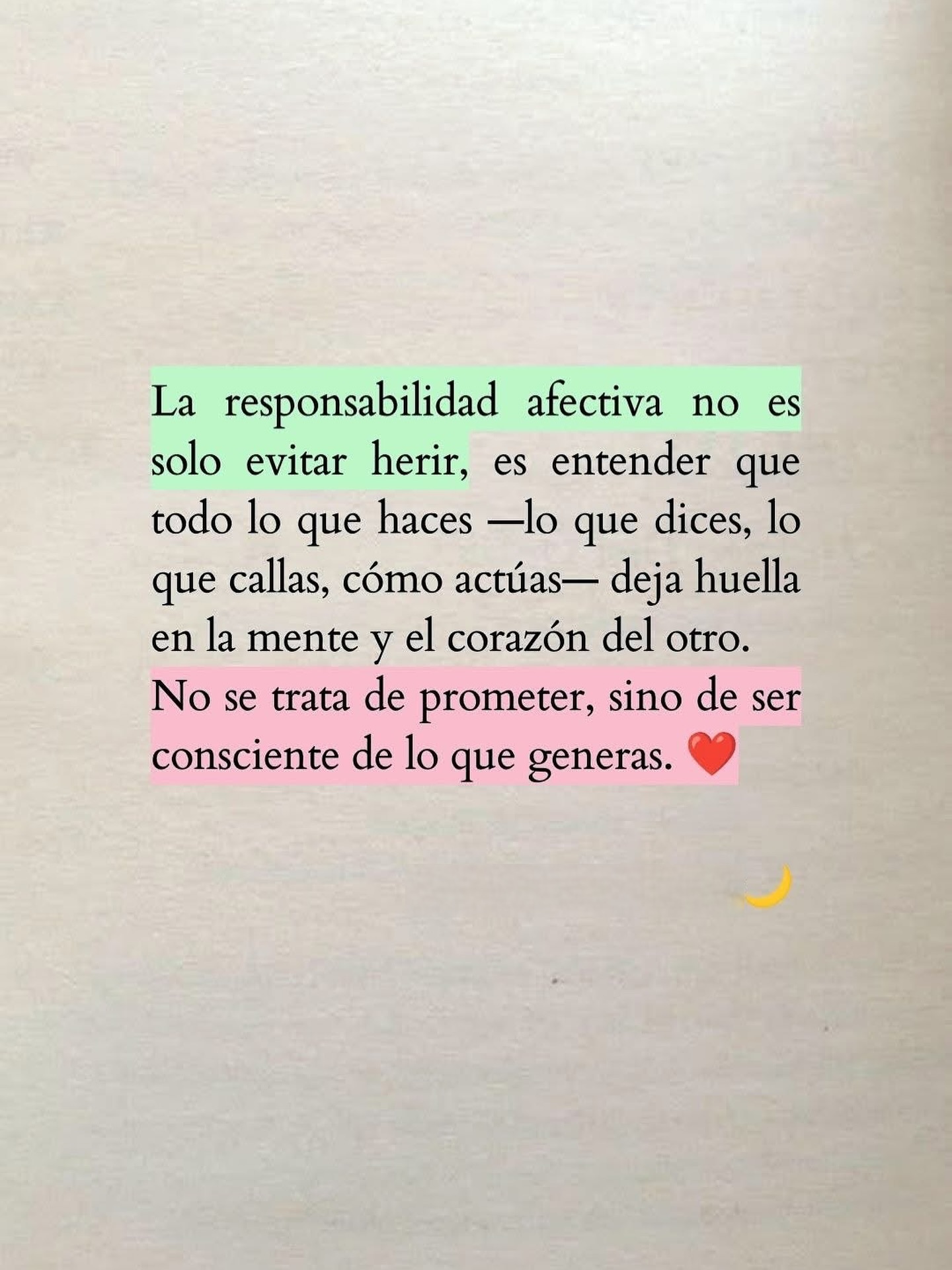 La responsabilidad afectiva no es solo evitar herir