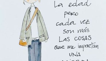 No sé si será la edad...