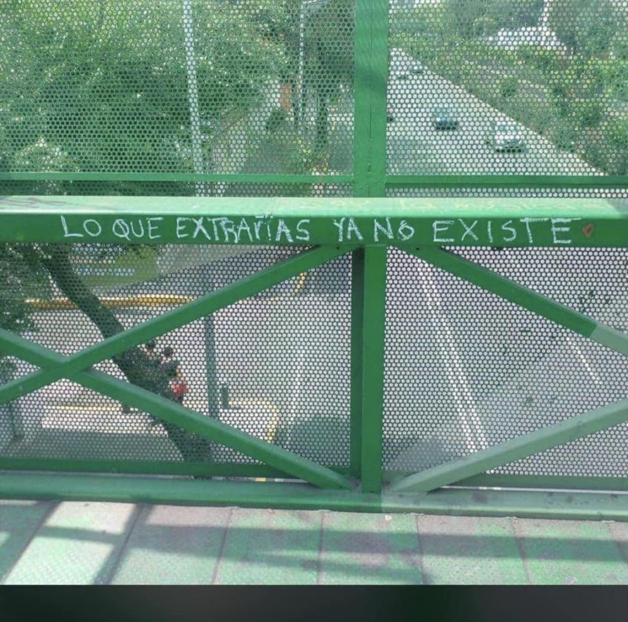 Lo que extrañas ya no existe