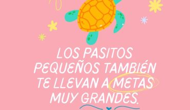 Los pasitos pequeños también te llevan a metas muy grandes