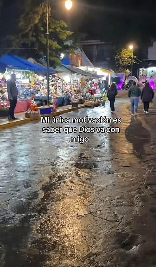 Mi única motivación es saber que Dios va conmigo