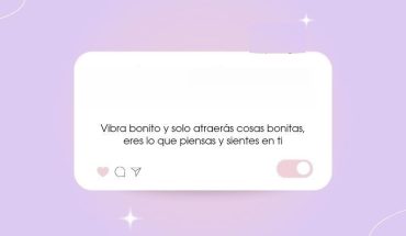 Vibra bonito y solo atraeras cosas bonitas, eres lo que piensas y sientes en ti