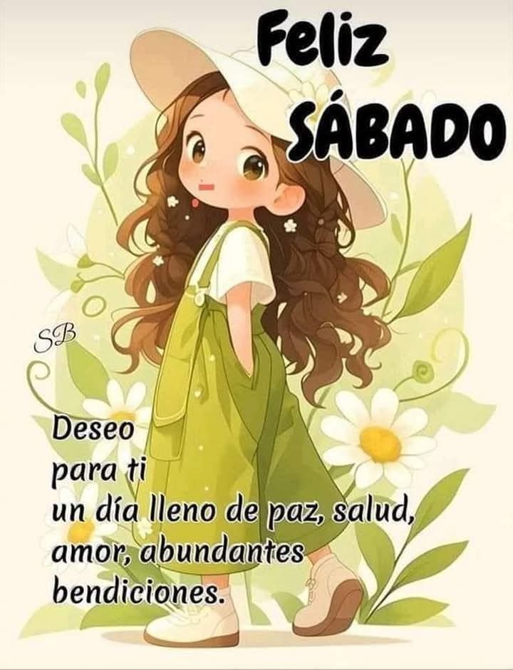 Deseo para ti un día lleno de paz, salud, amor abundantes bendiciones
