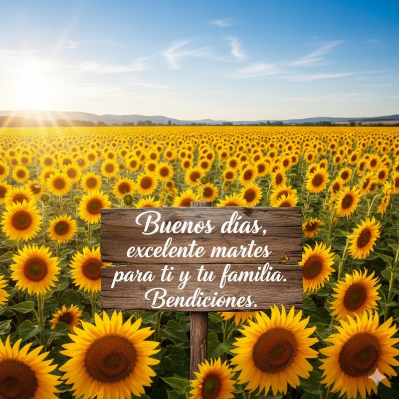 Buenos días, Excelente martes para ti y tu familia. Bendiciones