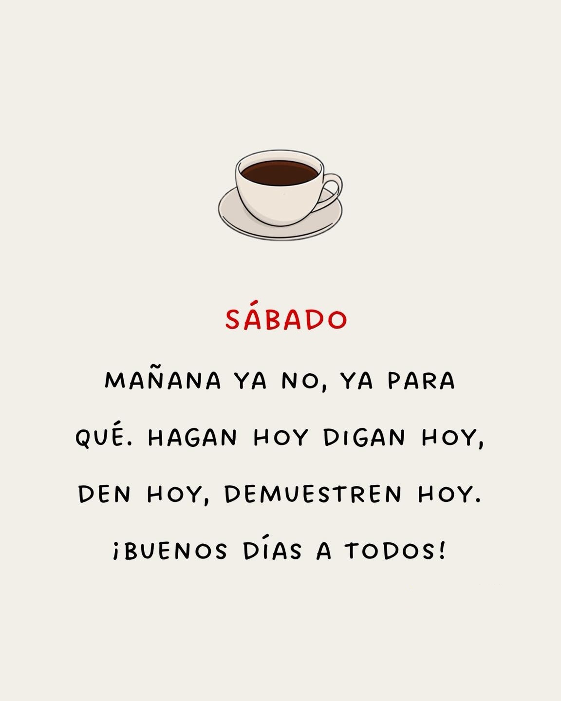 Sábado Mañana ya no, ya para qué