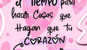 Tómate el tiempo para hacer cosas que hagan que tu corazón sonría