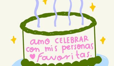 Amo celebrar con mis personas favoritas