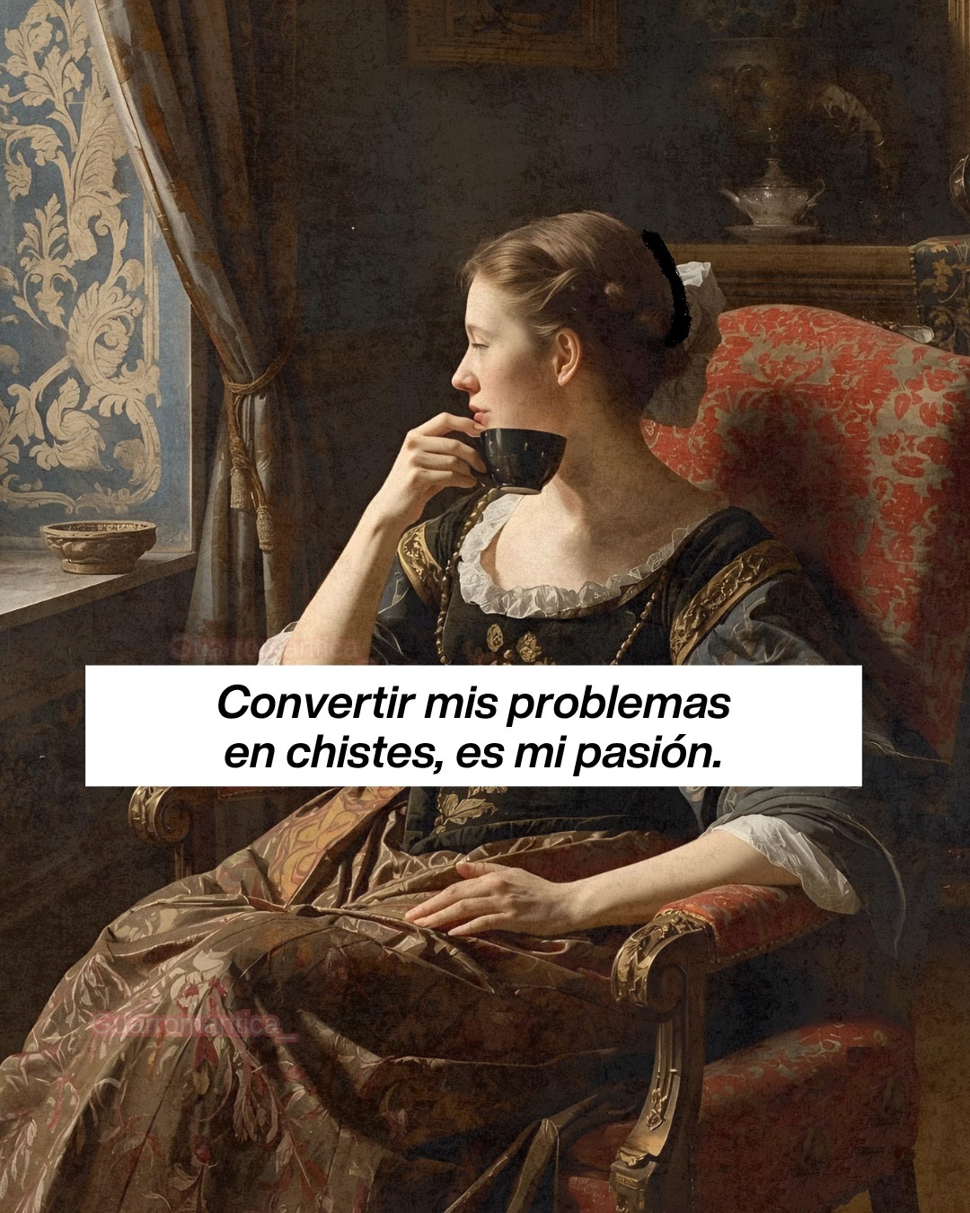 Convertir mis problemas en chistes, es mi pasión