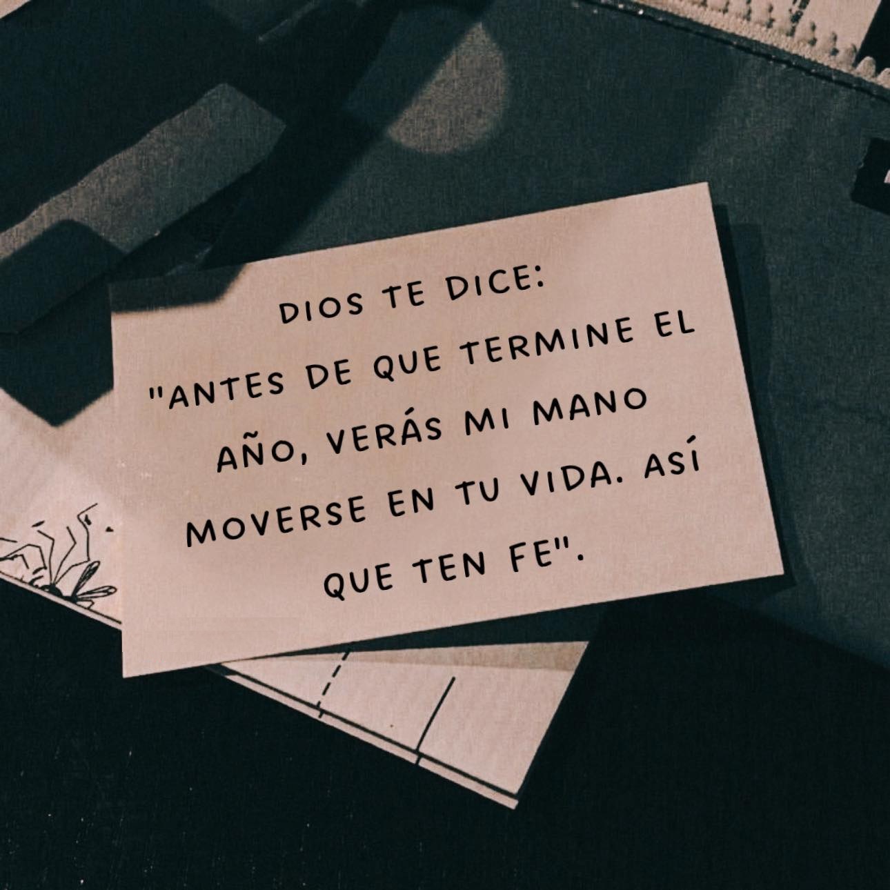 Dios te dice: Antes que termine el año veras mi mano moverse en tu vida