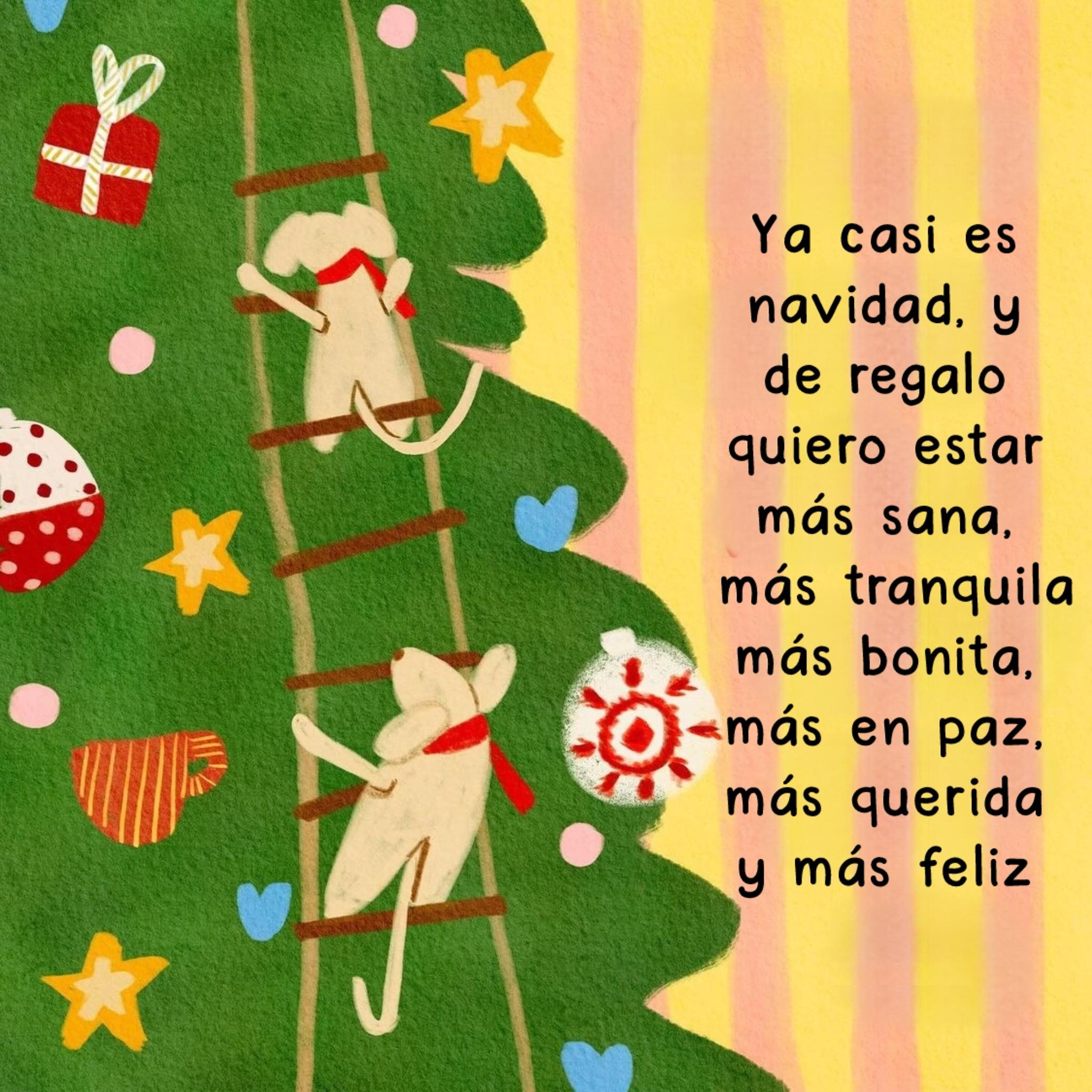 a casi es navidad, y de regalo quiero estar más sana, más tranquila