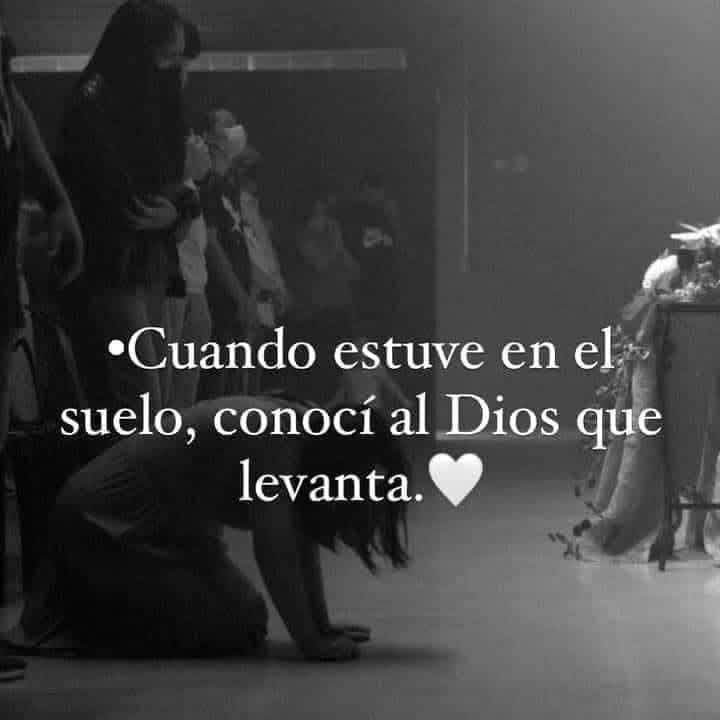 Cuando estuve en el suelo, conocí al Dios que levanta