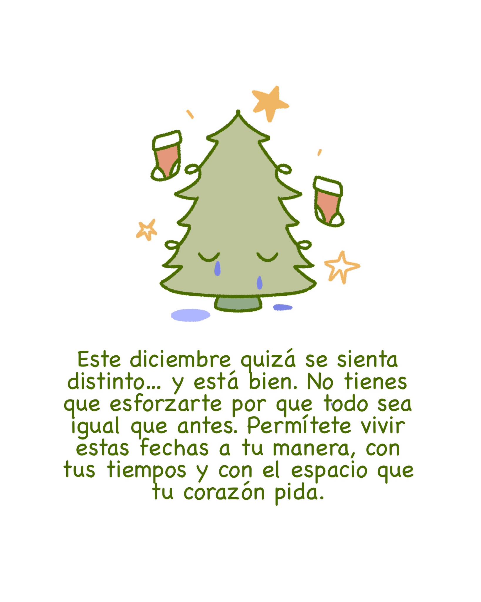 Este diciembre quizá se sienta distinto... y está bien