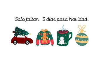 Faltan 3 días para navidad