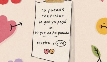 No puedes controlar lo que ya paso o lo que no ha pasado respira y vive