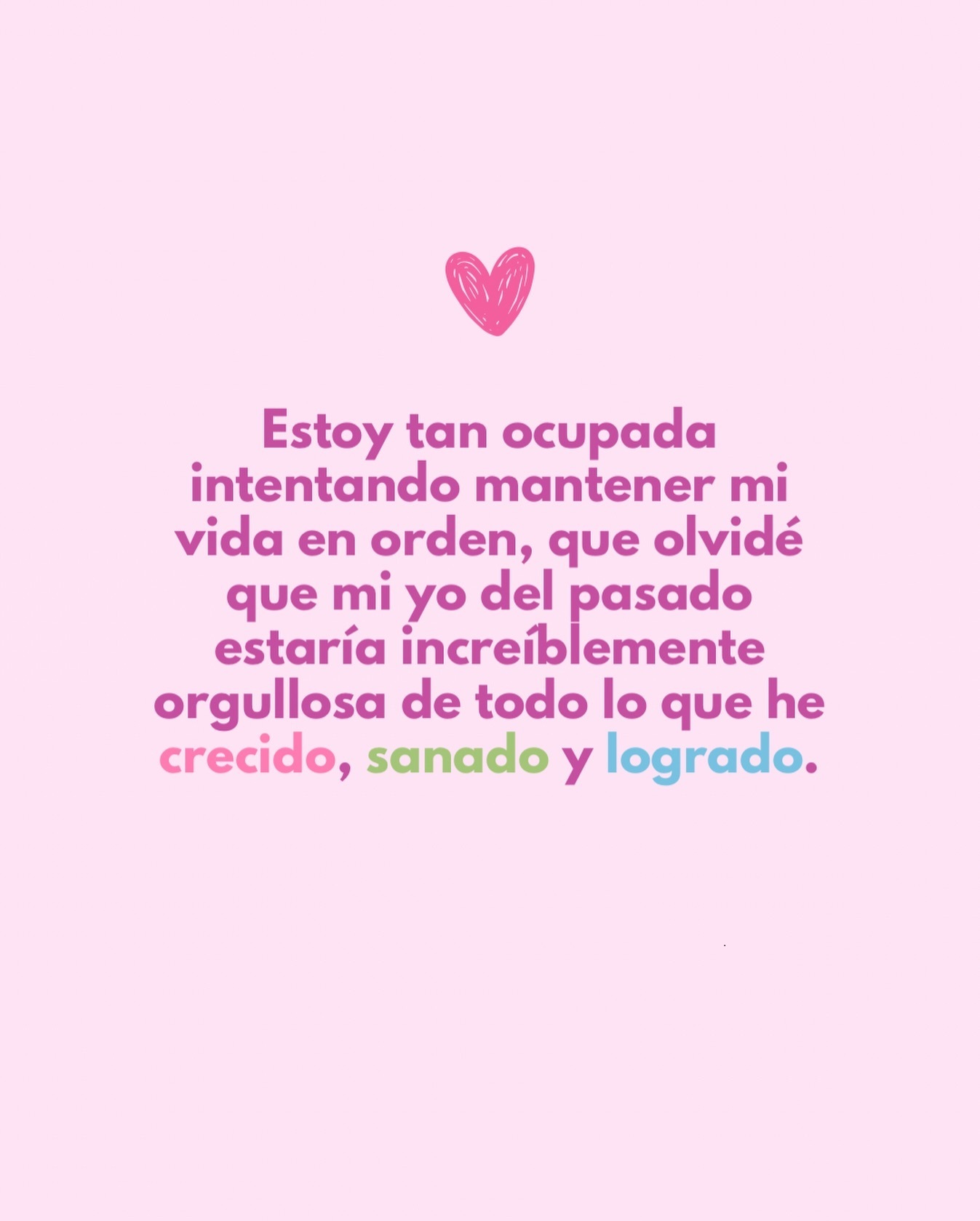 Estoy tan ocupada intentando mantener mi vida en orden