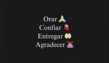 Orar Confiar Entregar Agradecer