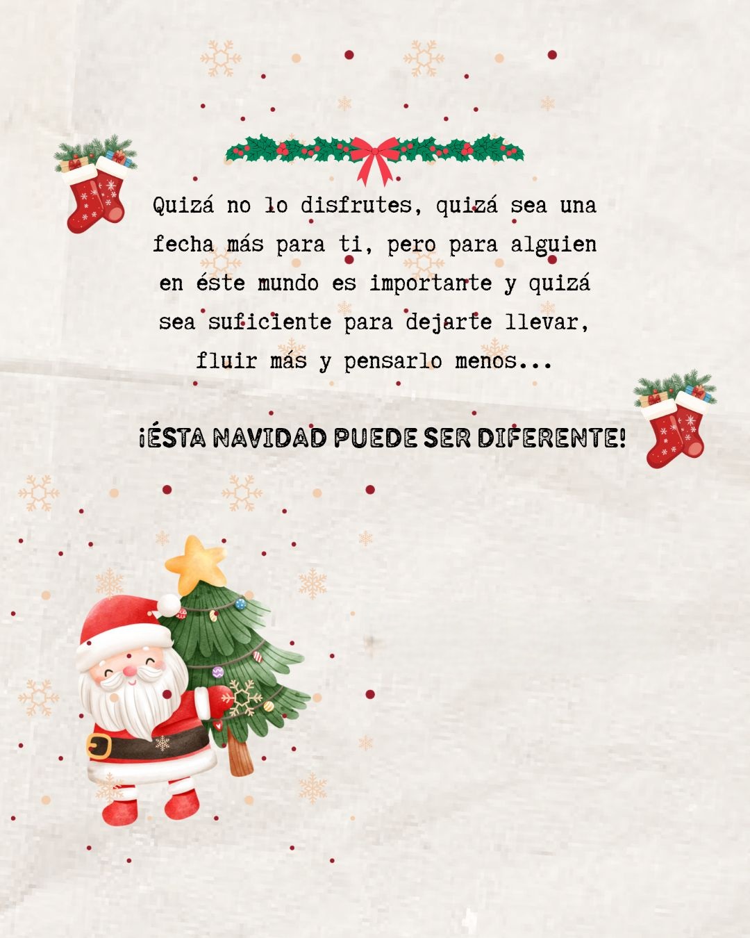 ESTÁ NAVIDAD PUEDE SER DIFERENTE