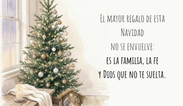 El mayor regalo de esta navidad no se envuelve  es la familia, la fe y Dios que no te suelte