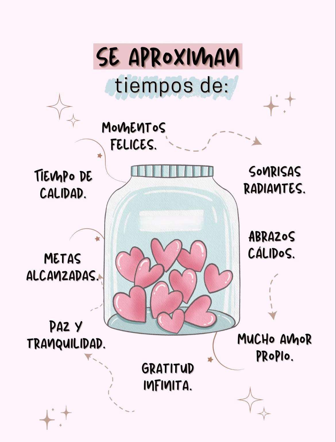 Se aproxima tiempos de: Momentos felices tiempo de calidad