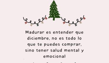 Madurar es entender que Diciembre, no es todo lo que puedes comprar