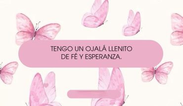 Tengo un ojala llenito de fe y esperanza
