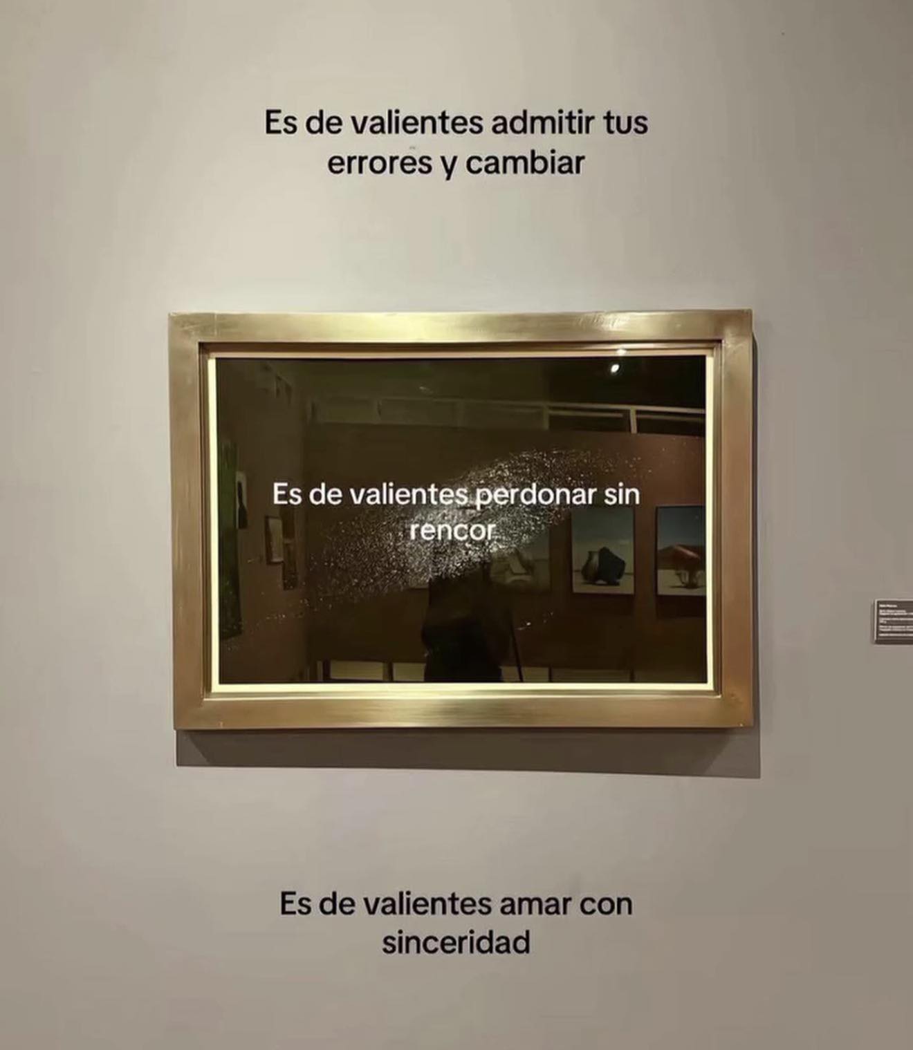 Es de valiente admitir tus errores y cambiar