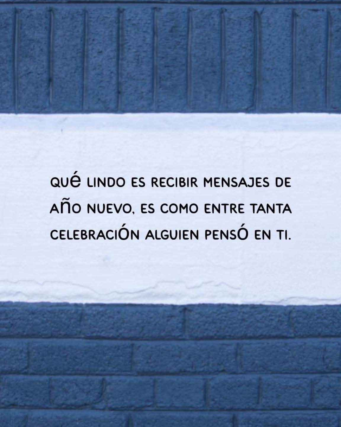 Que lindo es recibir mensajes de año nuevo