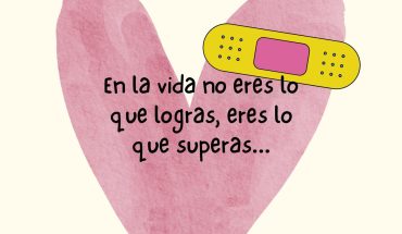 En la vida no eres lo que logras eres lo que superas...