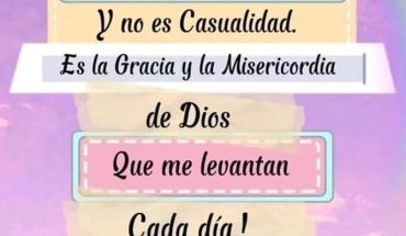 Un nuevo día y no es casualidad, Es la gracia y misericordia de Dios que me levanta