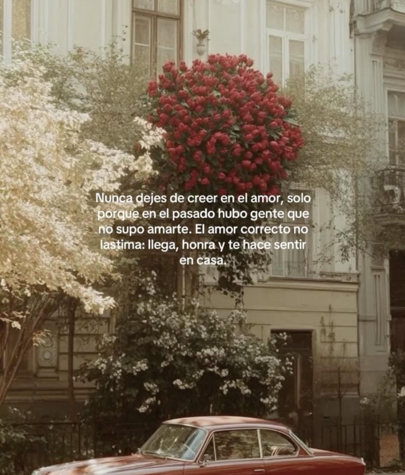 Nunca dejes de creer en el amor